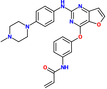 MC004683 Poseltinib (HM-71224; LY-3337641) (图片) MC004683 Poseltinib (HM-71224; LY-3337641)